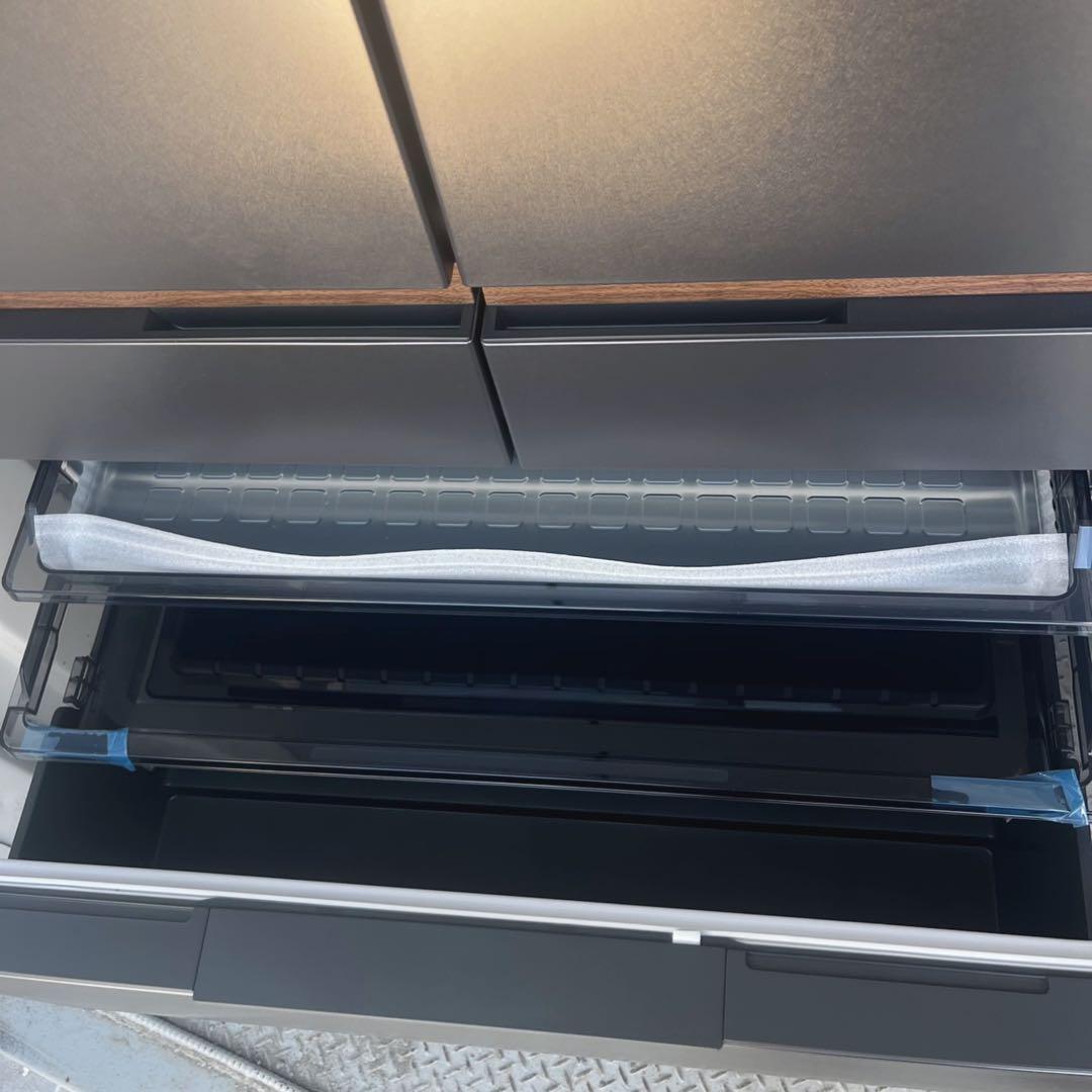 取付無料！最新！日立まるごとチルド 奥行きスリムモーブグレー大容量冷蔵庫！洗濯機