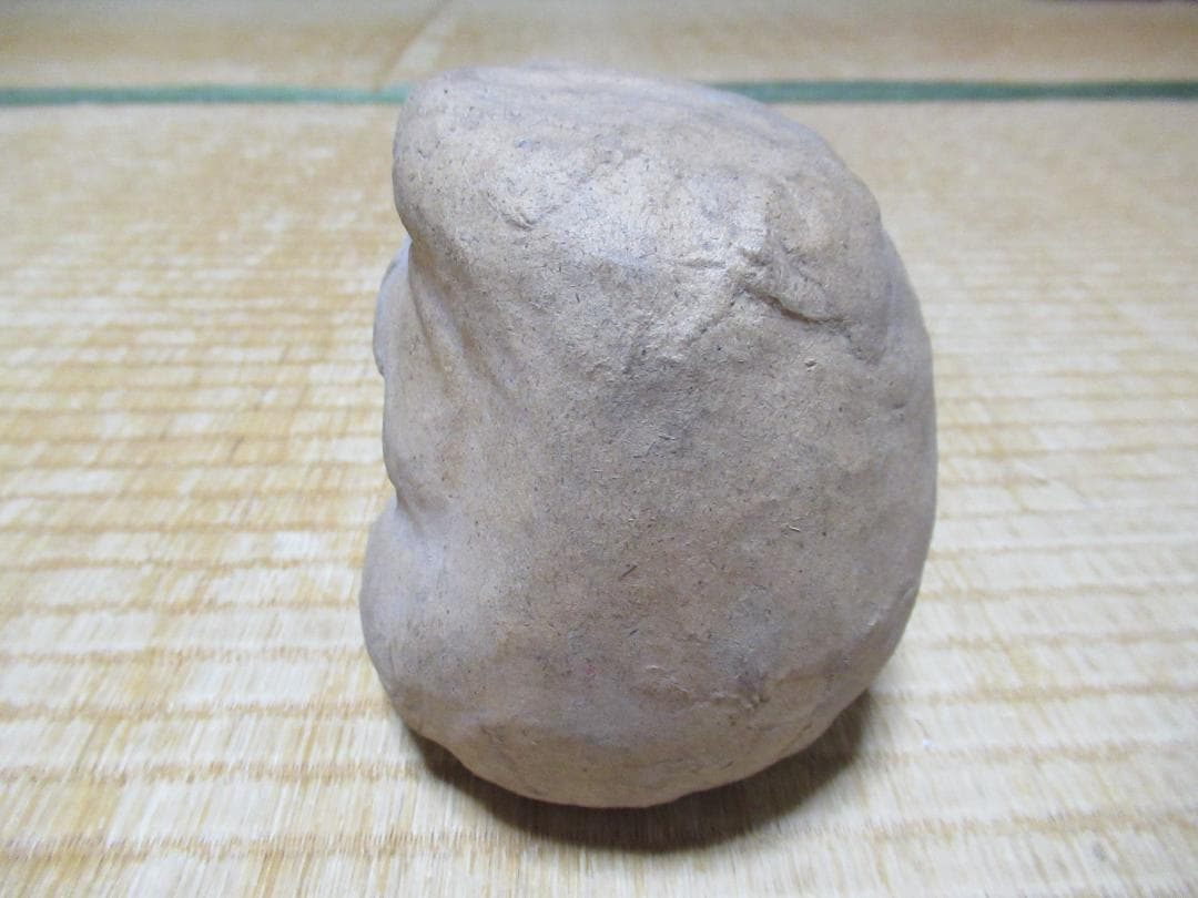 ○極希少 大正時代○相州だるま(達磨/ダルマ) 張り子された状態 木製木