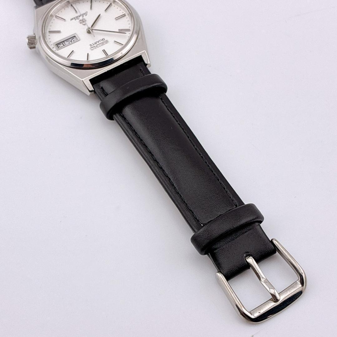 【電池交換済】SEIKO SilverWave　腕時計　新品ベルト　デイデイト