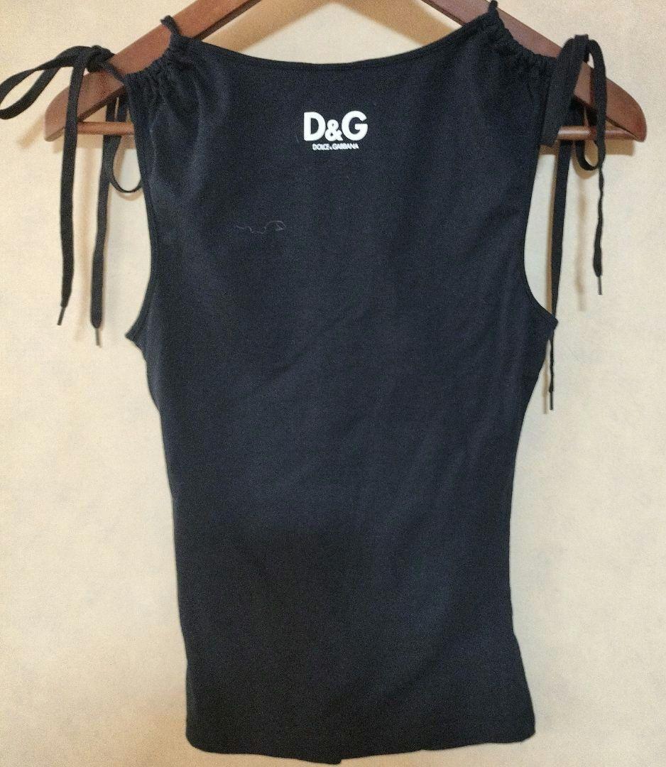 D&G ブラック タンクトップ 38