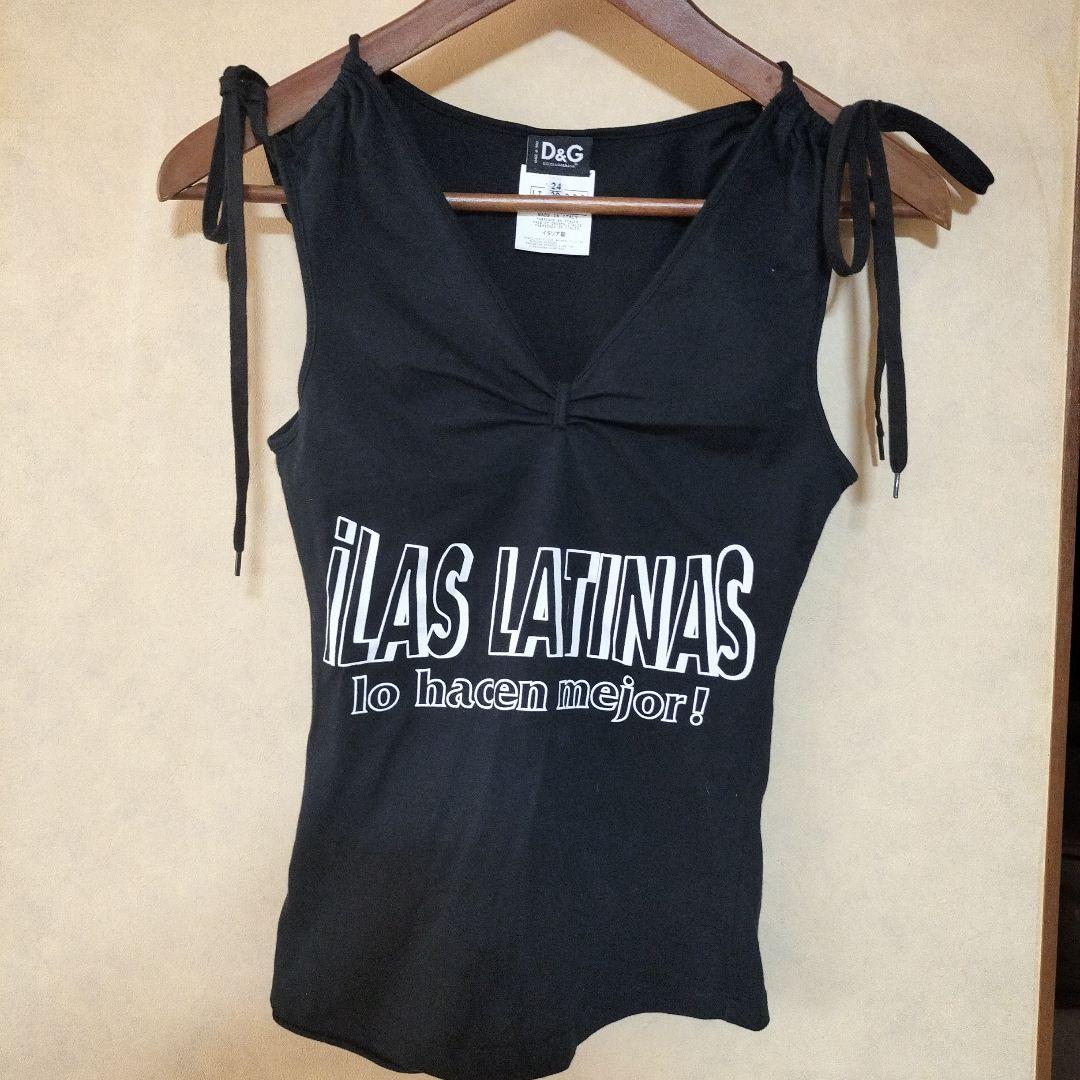 D&G ブラック タンクトップ 38