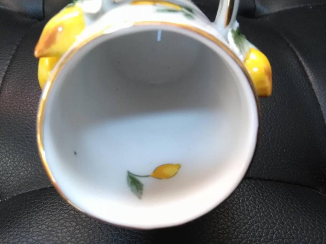 ROYAL ARDEN 手書き植物文様 植物蕾彫刻 取っ手付の品 印