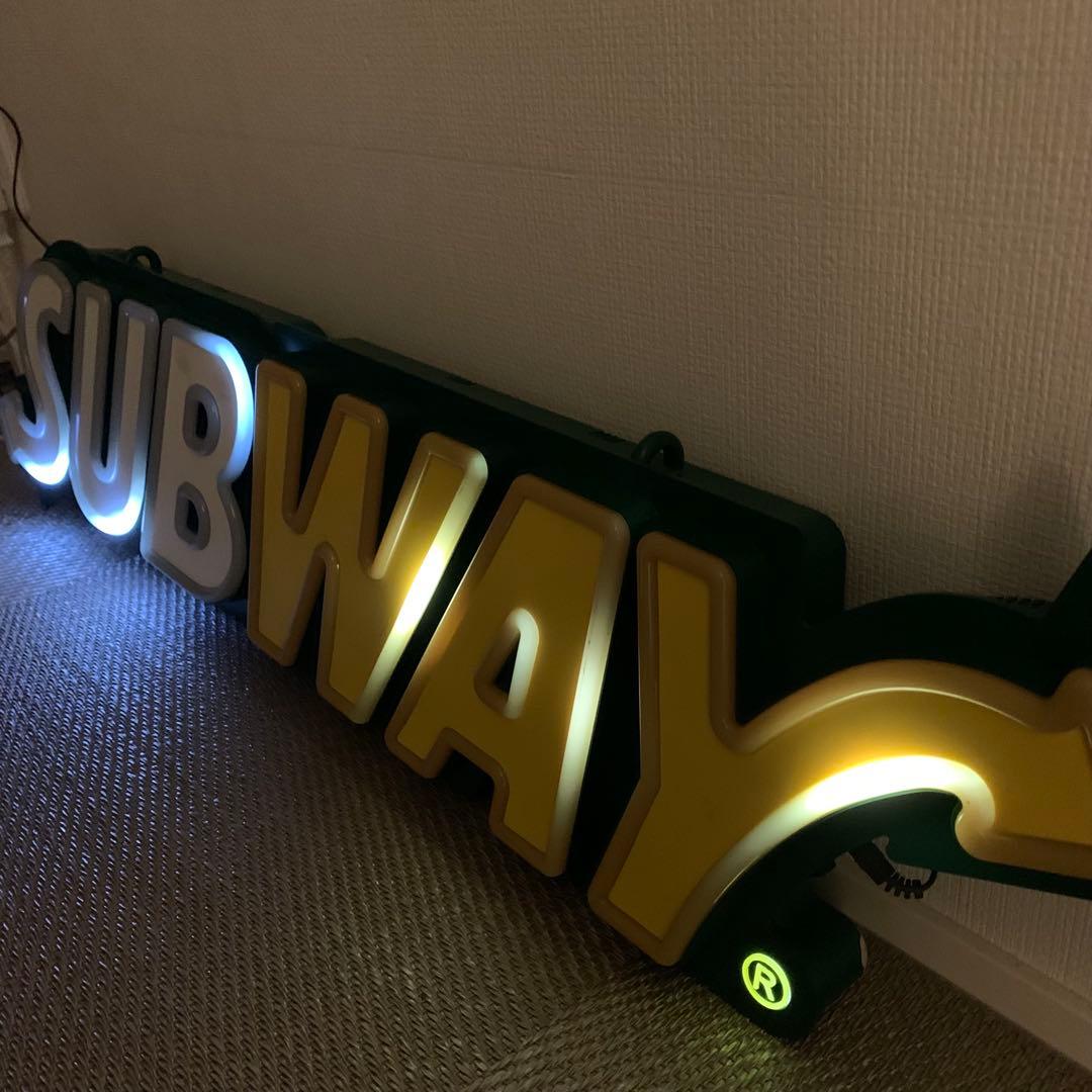 サブウェイ サインプレートSUBWAY 看板 ビンテージ ハイウェイロード