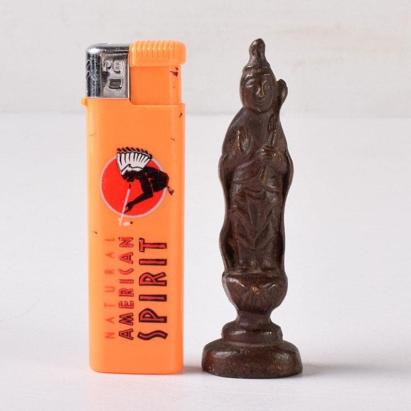 仏教美術　古銅　聖観音菩薩立像　懐中仏　仏像　C　7629