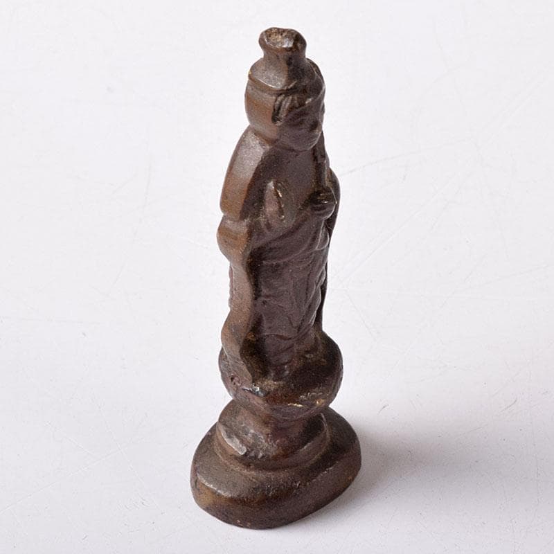 仏教美術　古銅　聖観音菩薩立像　懐中仏　仏像　C　7629