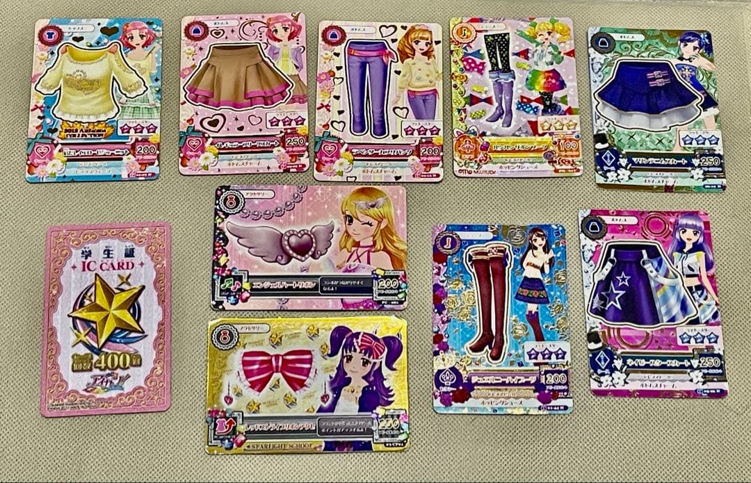 アイカツカード 10枚セット ICカード付き - メルカリ