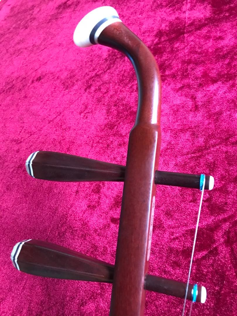 二胡★最上級アフリカ小葉紫檀★錦蛇皮★蘇州科韻・李玉貴★十年保証★必需品揃い