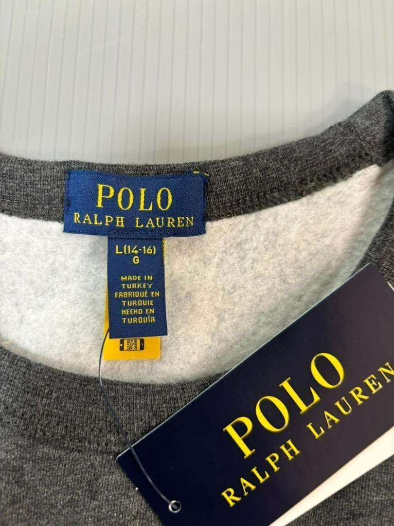 残2枚2025新作新品ラルフローレンボーイズポロベアトレーナーボーイズL160