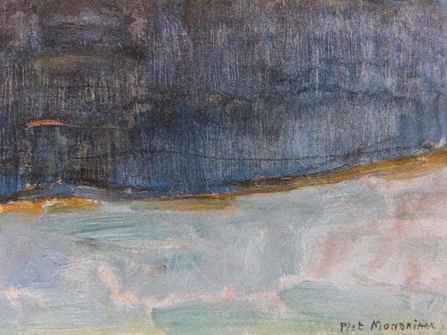 ピート・モンドリアン、『ドンブルフの風車』、希少な画集より