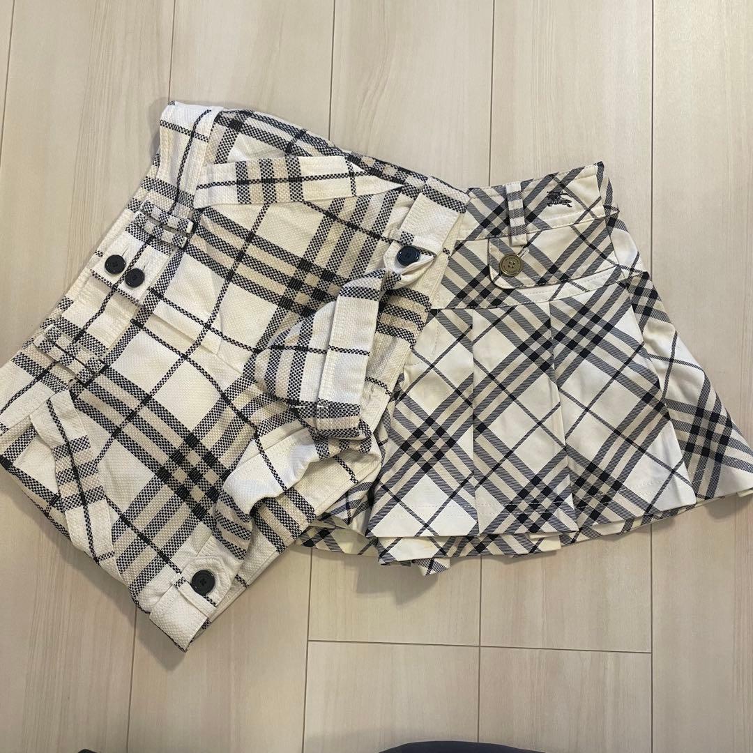 バーバリーブルーレーベル キュロットスカート ショートパンツ サイズS