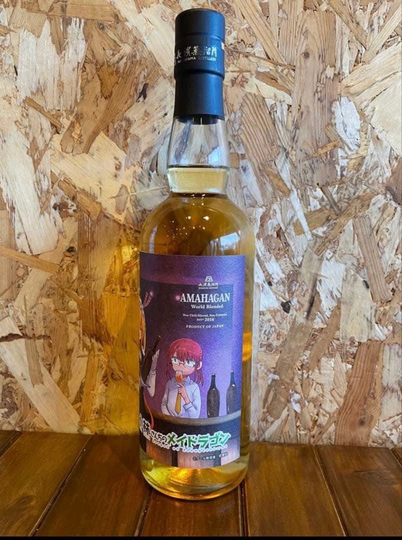 限定品 小林さんちのメイドラゴン ウイスキー ノンチルフィルタード