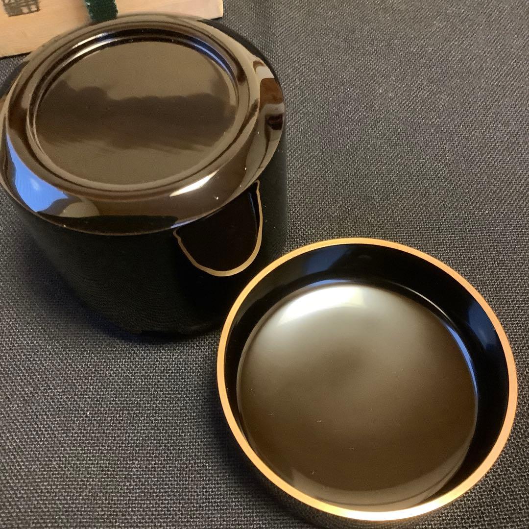 茶道具】棗 雪吹 竹内幸斎 山中塗 伝統工芸