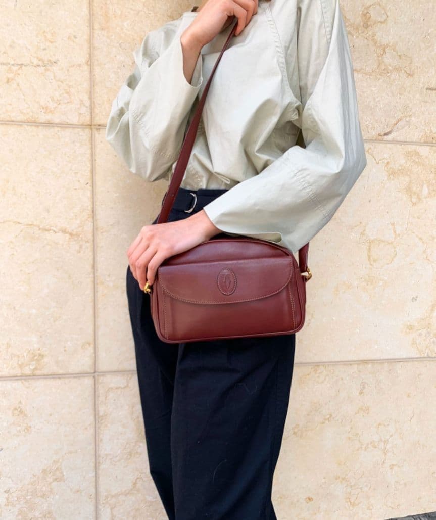 Cartier カルティエ マストライン ショルダーバッグ 保存袋付き