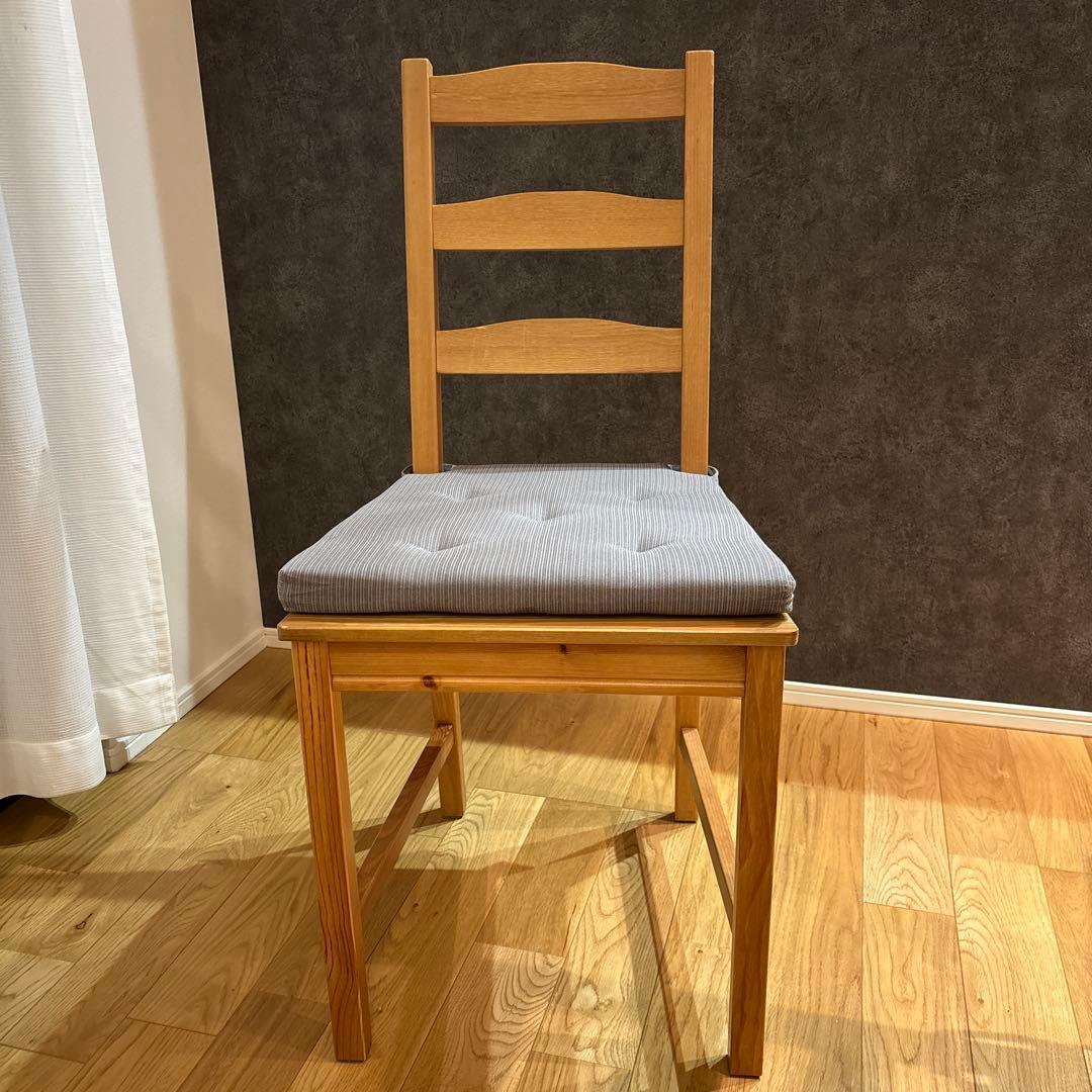 【お萩】IKEA ヨックモック　ダイニングテーブル＋椅子2脚