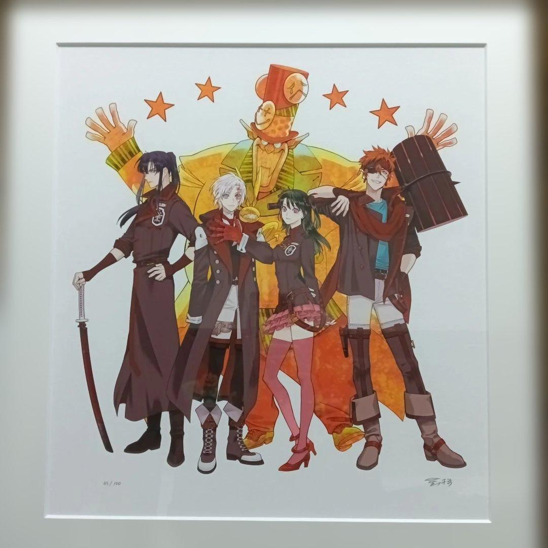 D.Gray-man 星野桂の世界展 直筆サイン入り 複製原画 Dグレ