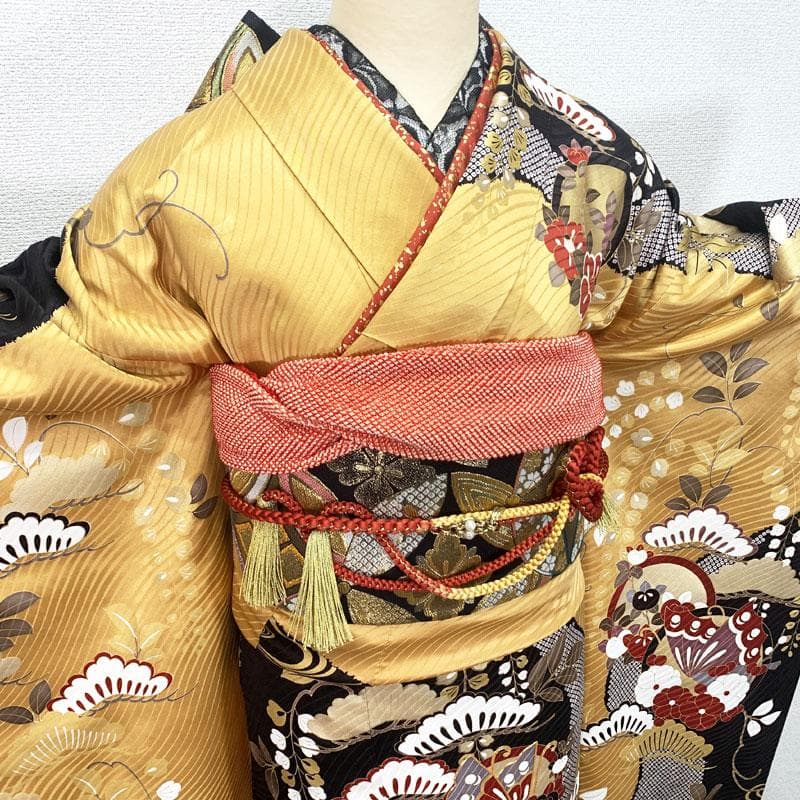 504z12,408y2,小物類,503uu5,レース半衿☆振袖 金駒刺繍 - メルカリ