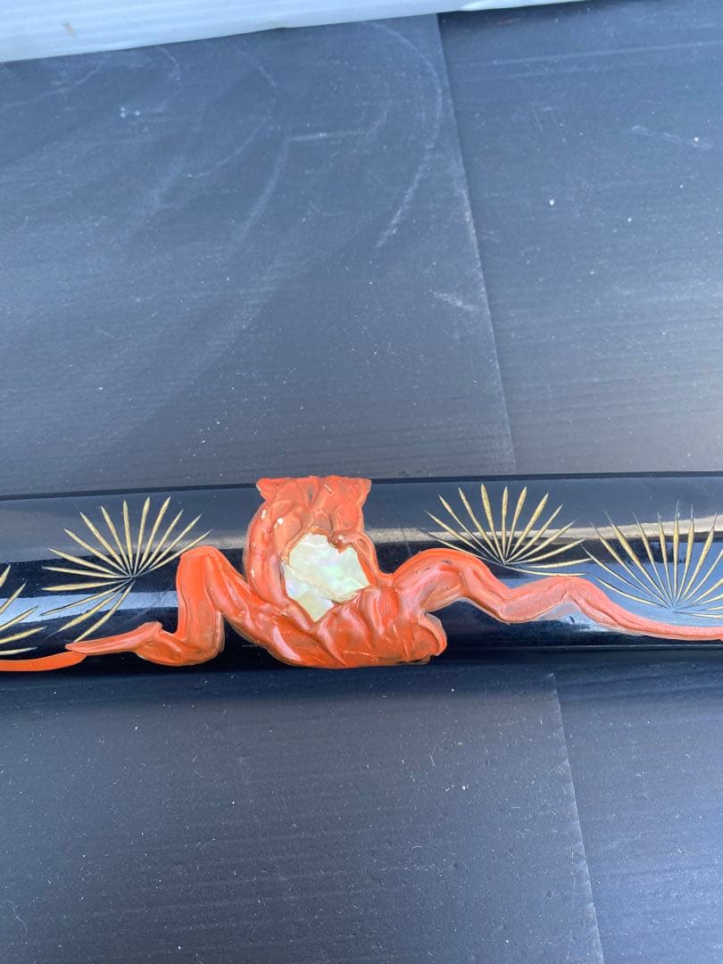 【鞘希少柄‼️】日本刀模造刀　大刀小刀台座セット