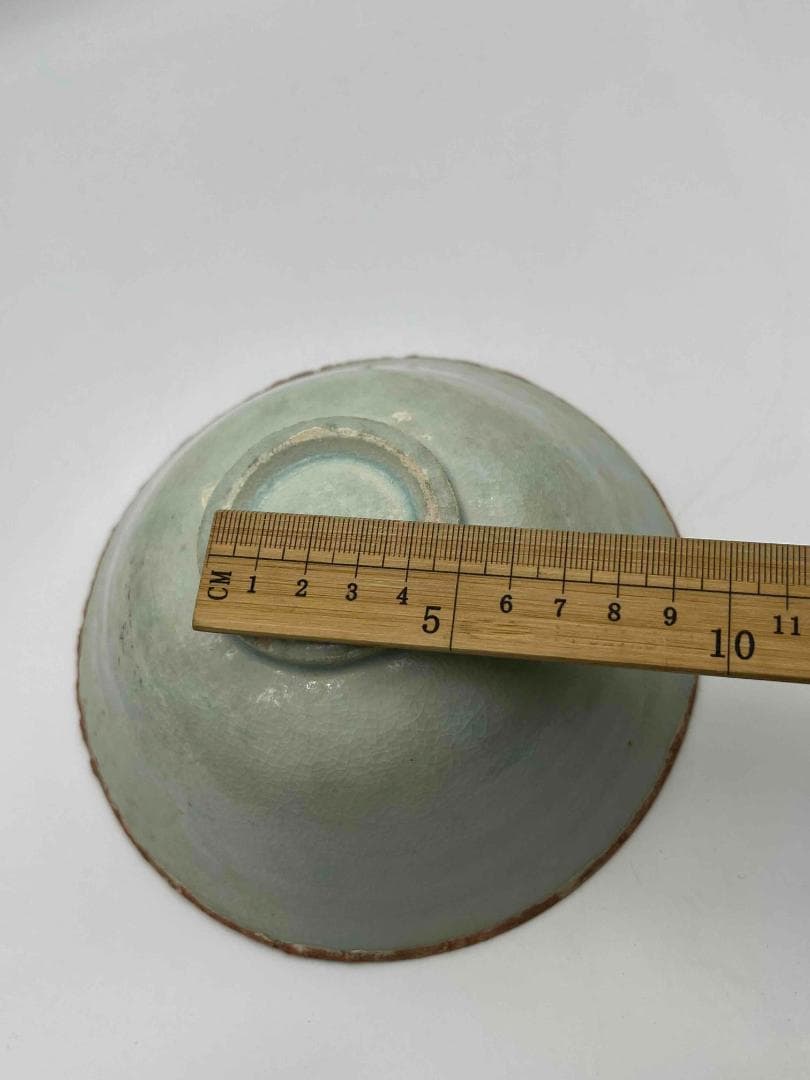 北宋時代 青白磁刻花唐子唐草文鉢 茶碗 影青 景徳鎮