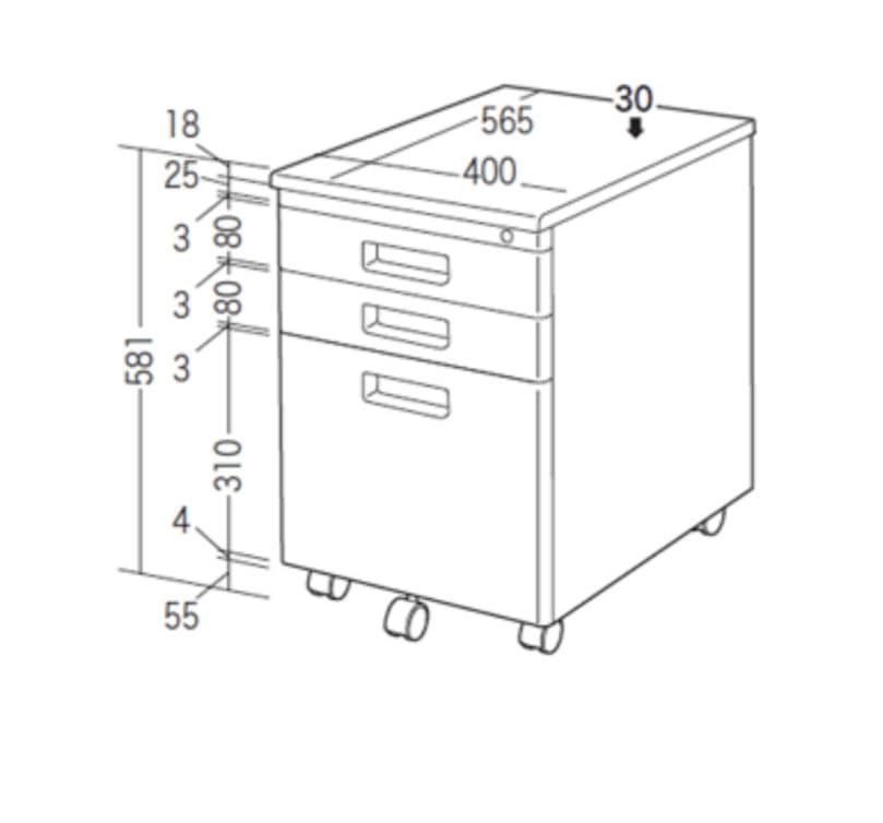 SANWA キャビネット SNW-098N 事務機器