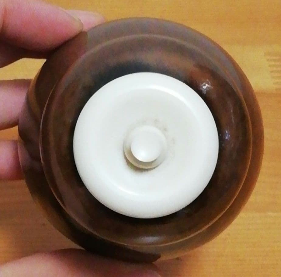 尋牛斎書付 膳所焼 銘『仙人』 瓢 茶入 共箱 茶道具