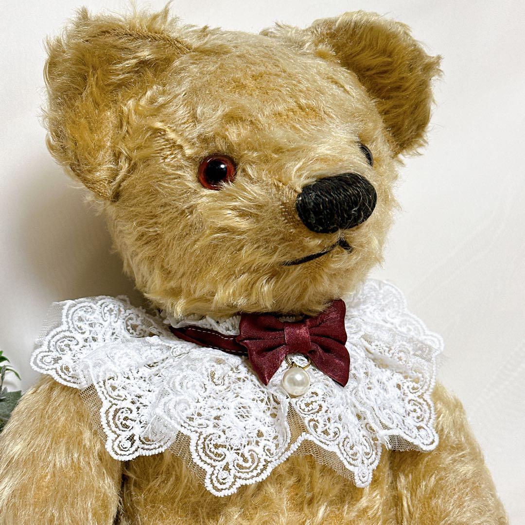 ❤️美形❤️大きめチャドバレーベア　1940's アンティークベア　テディベア