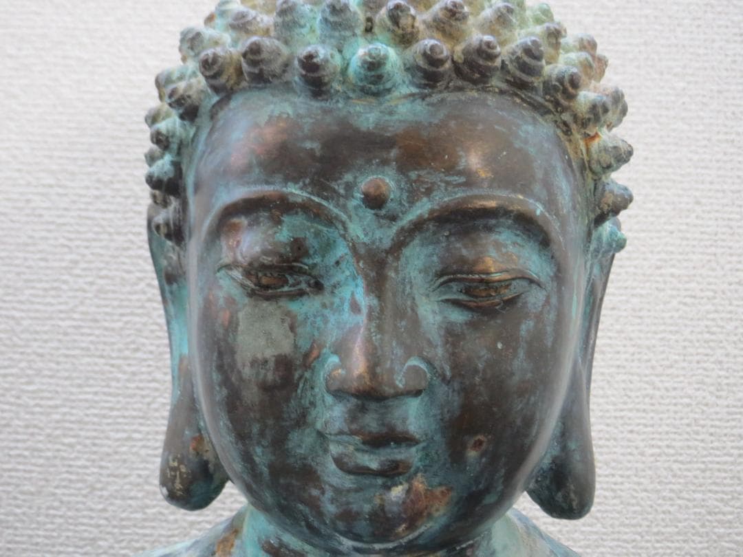 仏教美術 大明永楽年施 古銅 青銅 鍍金 座像 仏像 美術品