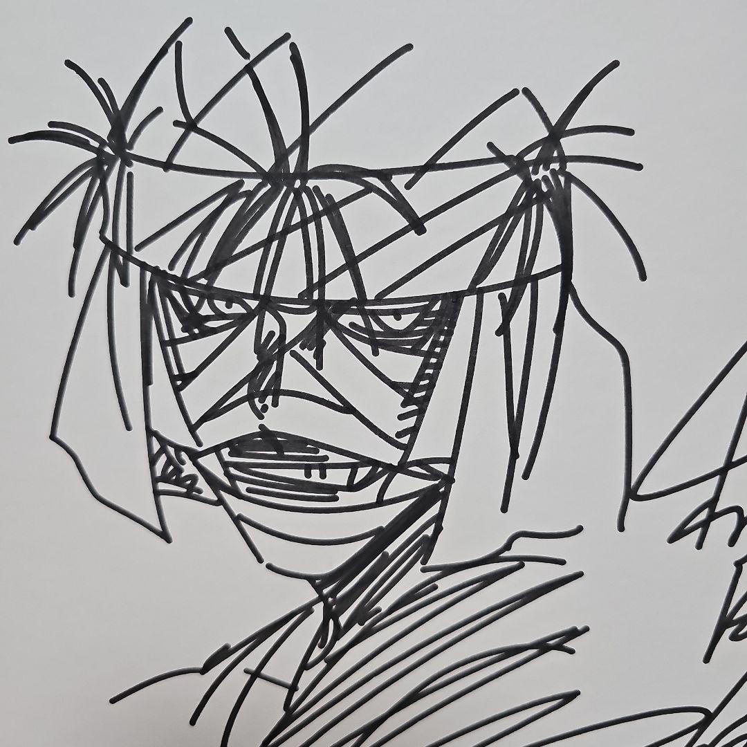 るろうに剣心 志々雄真実 イラスト サイン色紙