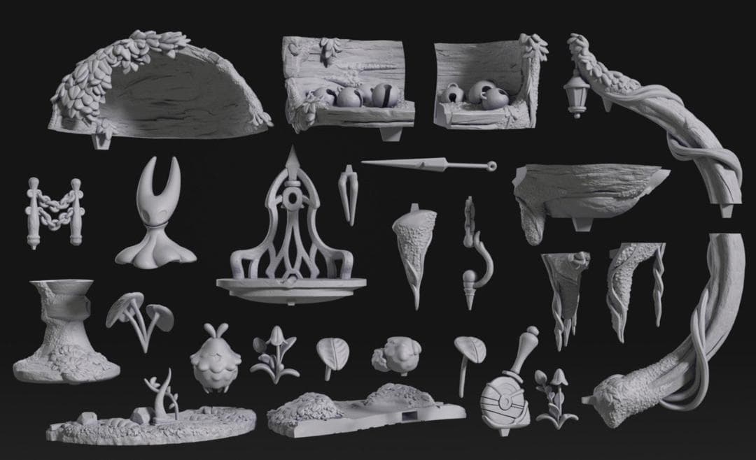 22cm Hollow Knight 未塗装未組立 フィギュア ガレージキット