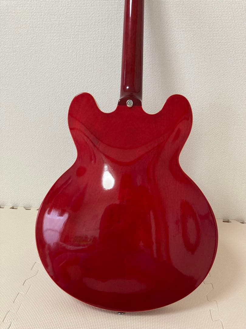 Epiphone DOT CHセミアコースティックギター レッド