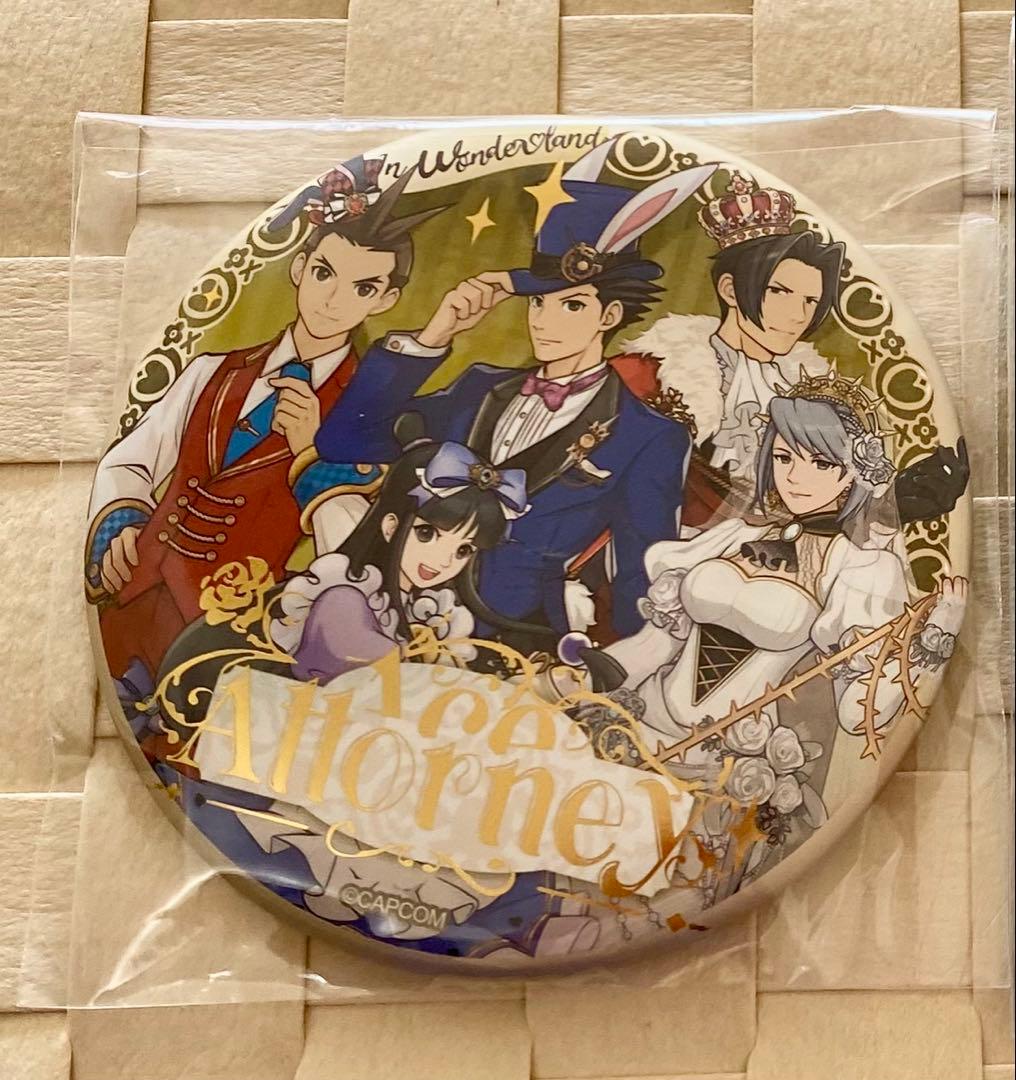 逆転裁判 缶バッジ 成歩堂龍一 御剣怜侍 綾里真宵 狩魔冥 中国限定