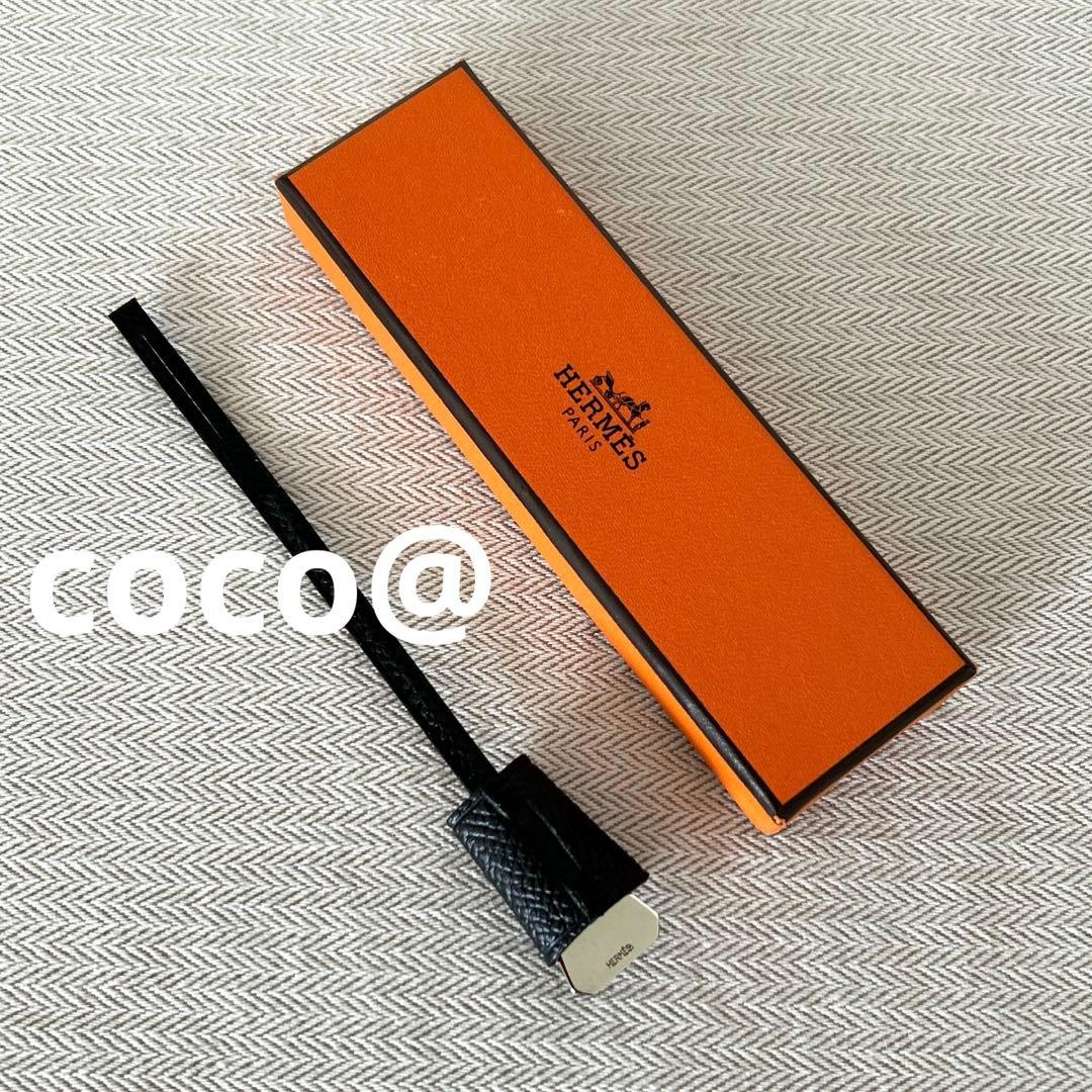 エルメス ミニクロシェット ネームタグ ドッグタグ