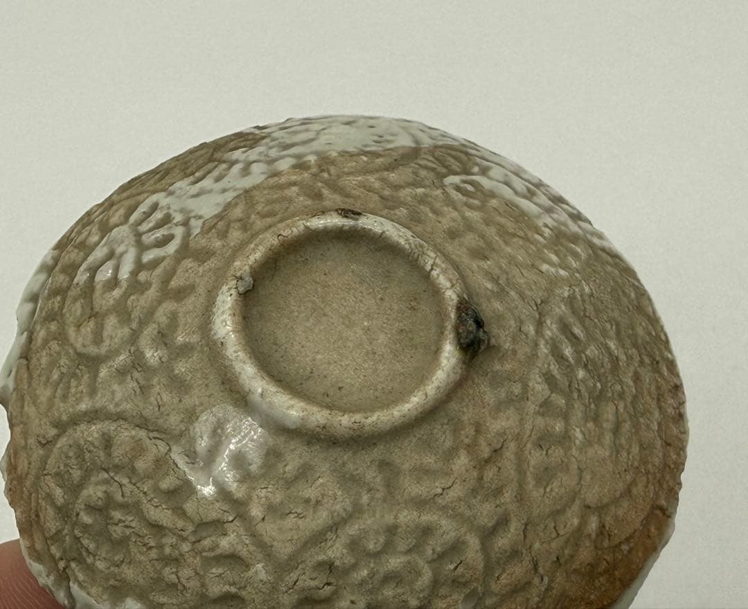 江戸時代　白磁紅皿　アンティーク　送料込み251031