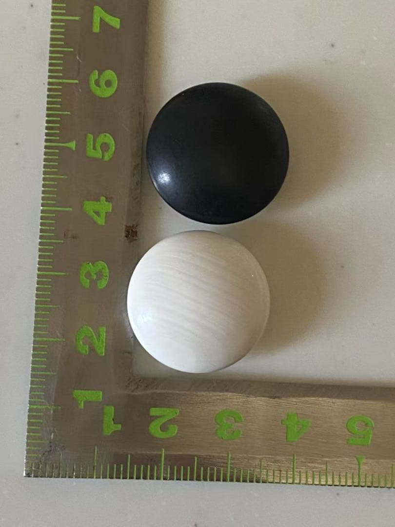 天然本蛤那智黒石 碁石囲碁道具大号