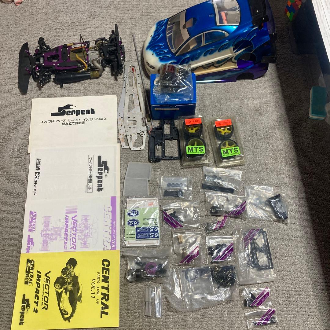 サーパント インパクト2 エンジンカーパーツ多数付き - メルカリ