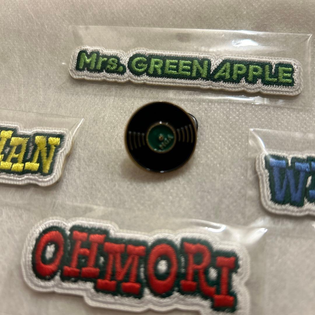 Mrs. GREEN APPLE ハーモニー ストラップ　ピンバッジ　ワッペン
