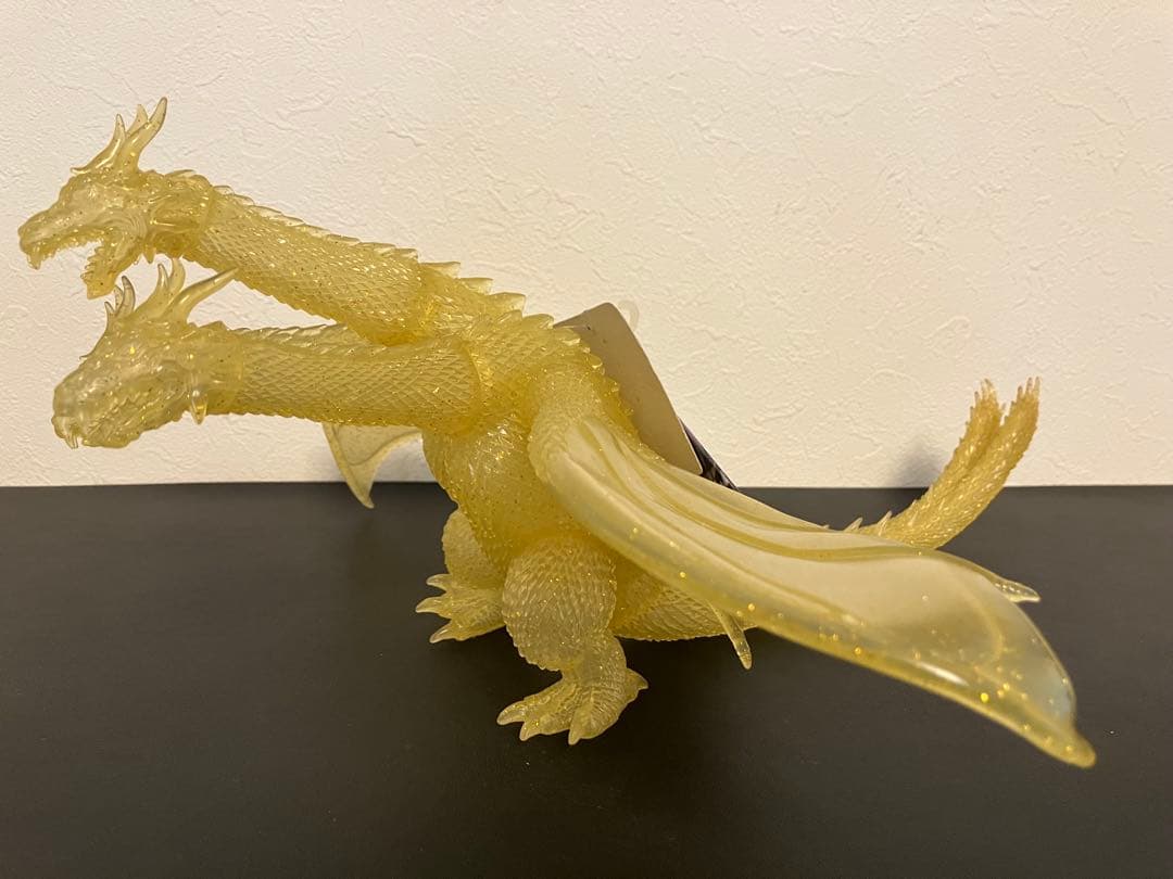 タグ付き　2002 劇場限定版　ゴジラ・モスラ・キングギドラ大怪獣総攻撃　ソフビ