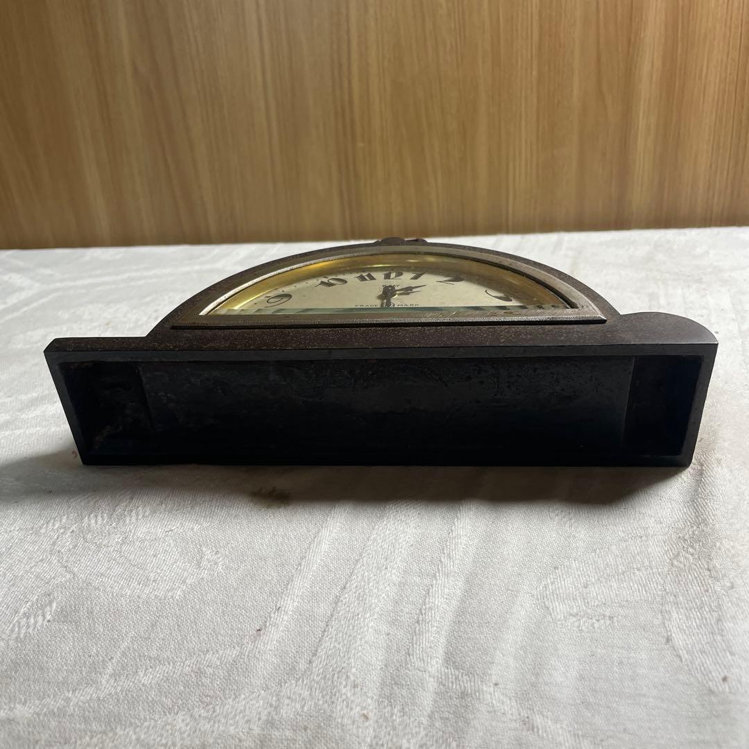 ジャンク・不動品】精工舎 TRADE MARK 8 DAY 置時計 アールデコ