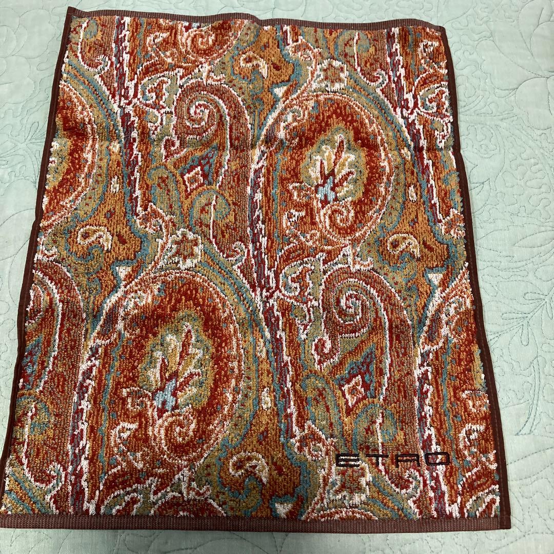 エトロ ETRO タオルセット 計2枚 ミニテリー&ウォッシュタオル 日本製