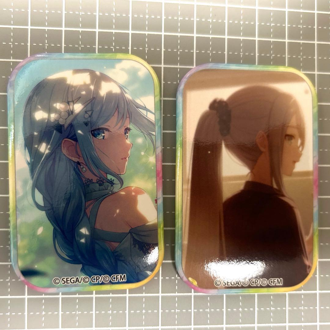 プロセカ 宵崎奏 スクエア缶バッジ ジュンブラ 特訓前後セット - メルカリ