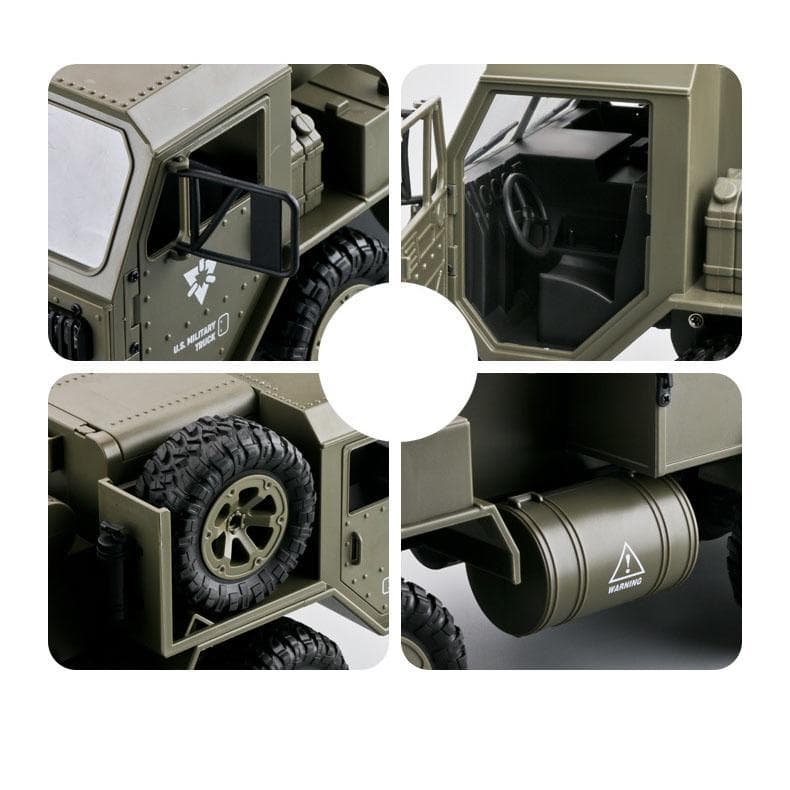 箱潰れ①巨大 48cm カメラ付 ラジコンカー ミニタリー オフロード トラック