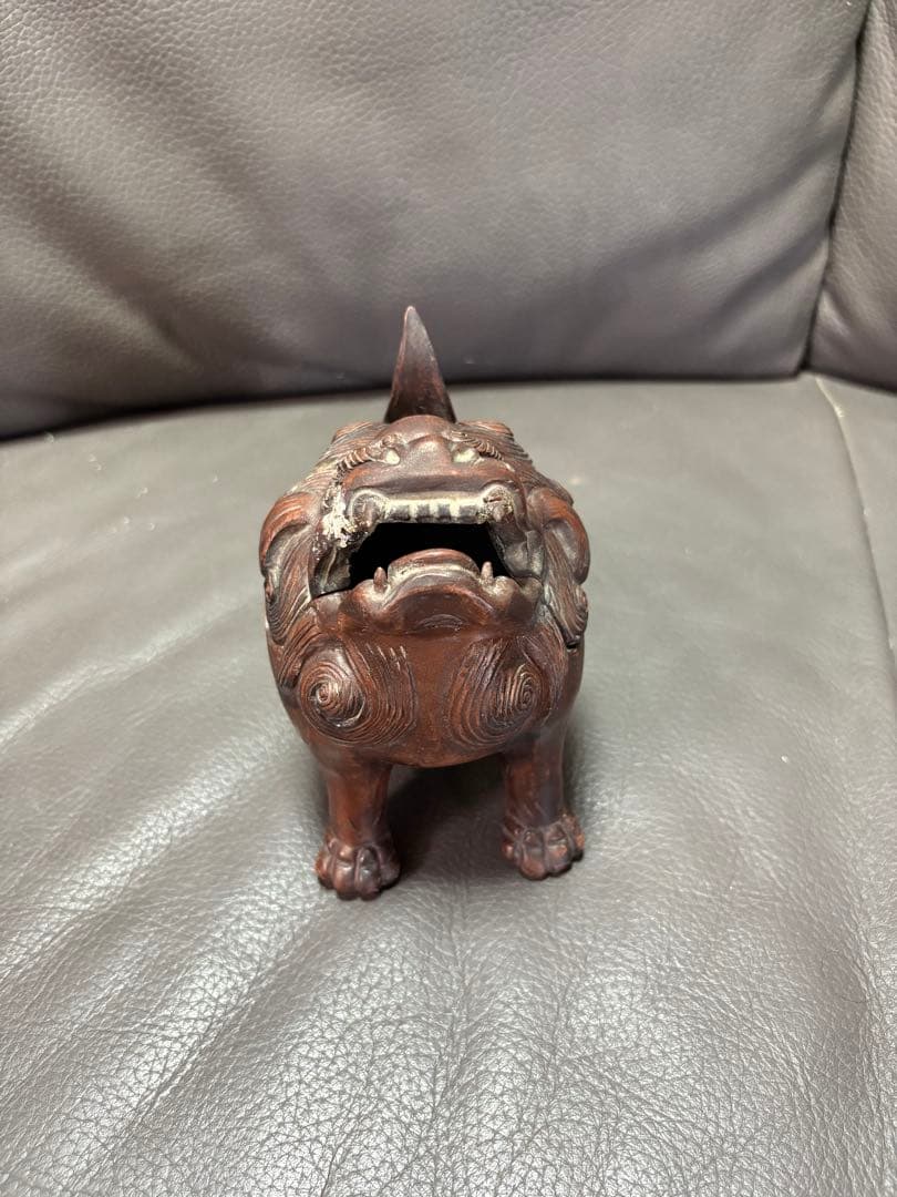 獅子　香炉　置物