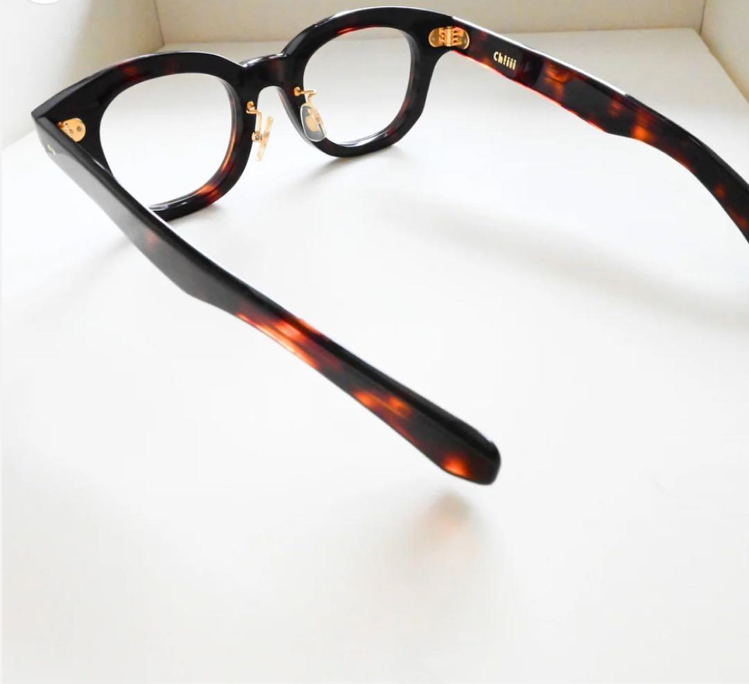 chiiiibag 新品未使用 メガネ 受注生産 ブラウン