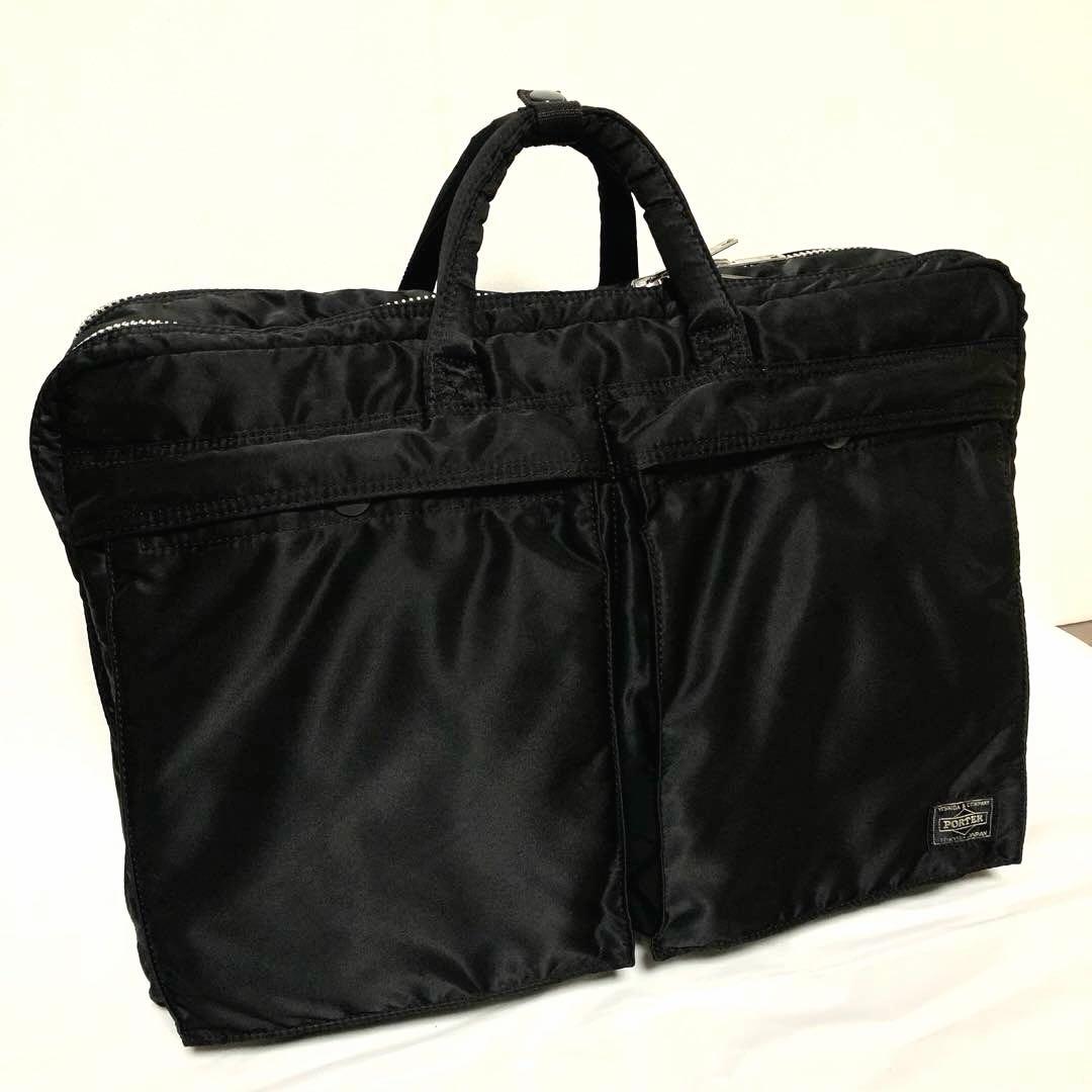 極美品✨ポーター タンカー ビジネスバッグ3way 2層 A4可 黒 吉田カバン