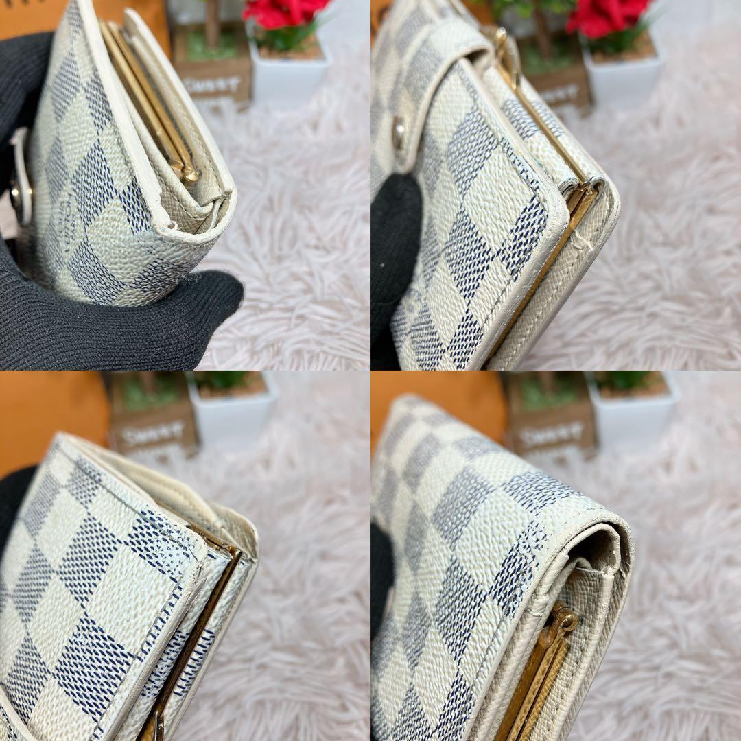 美品 ルイヴィトン ダミエ アズール ポルトフォイユ ヴィエノワ 新型