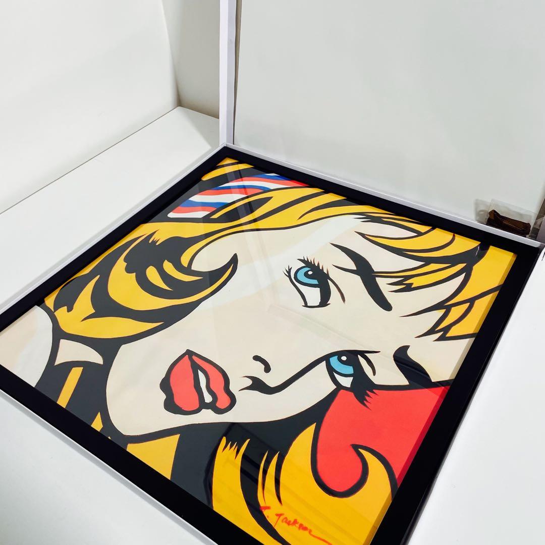 額付【50cm×50cmポスター】ロイ リキテンスタイン（新品）