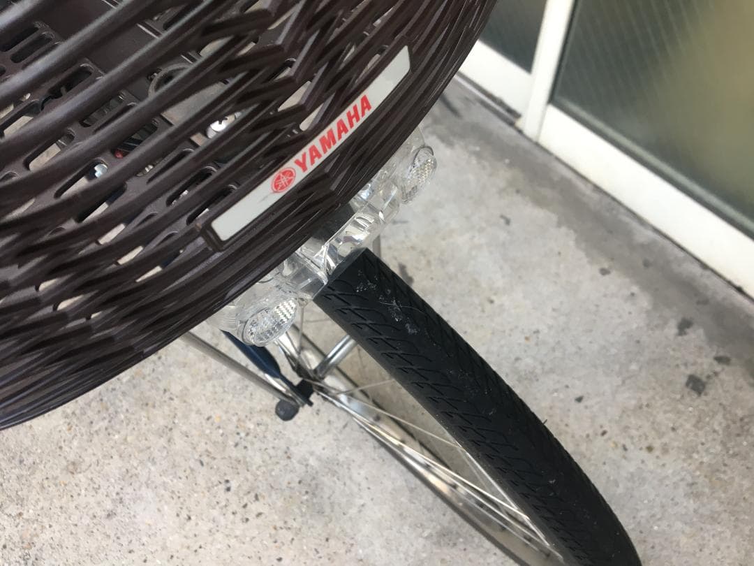 地域限定送料無料　パス　ナチュラ　12,3AH　24インチ　紺　電動自転車