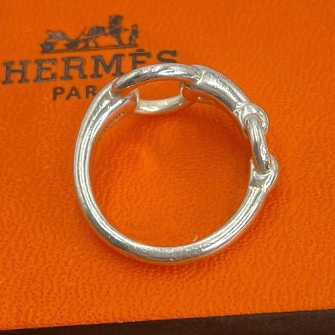 美品 HERMES エルメス ホースビット リング シルバー925 12号 希少