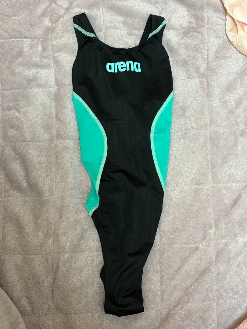 arena rimic double mat-fイエロー 競泳水着 SS