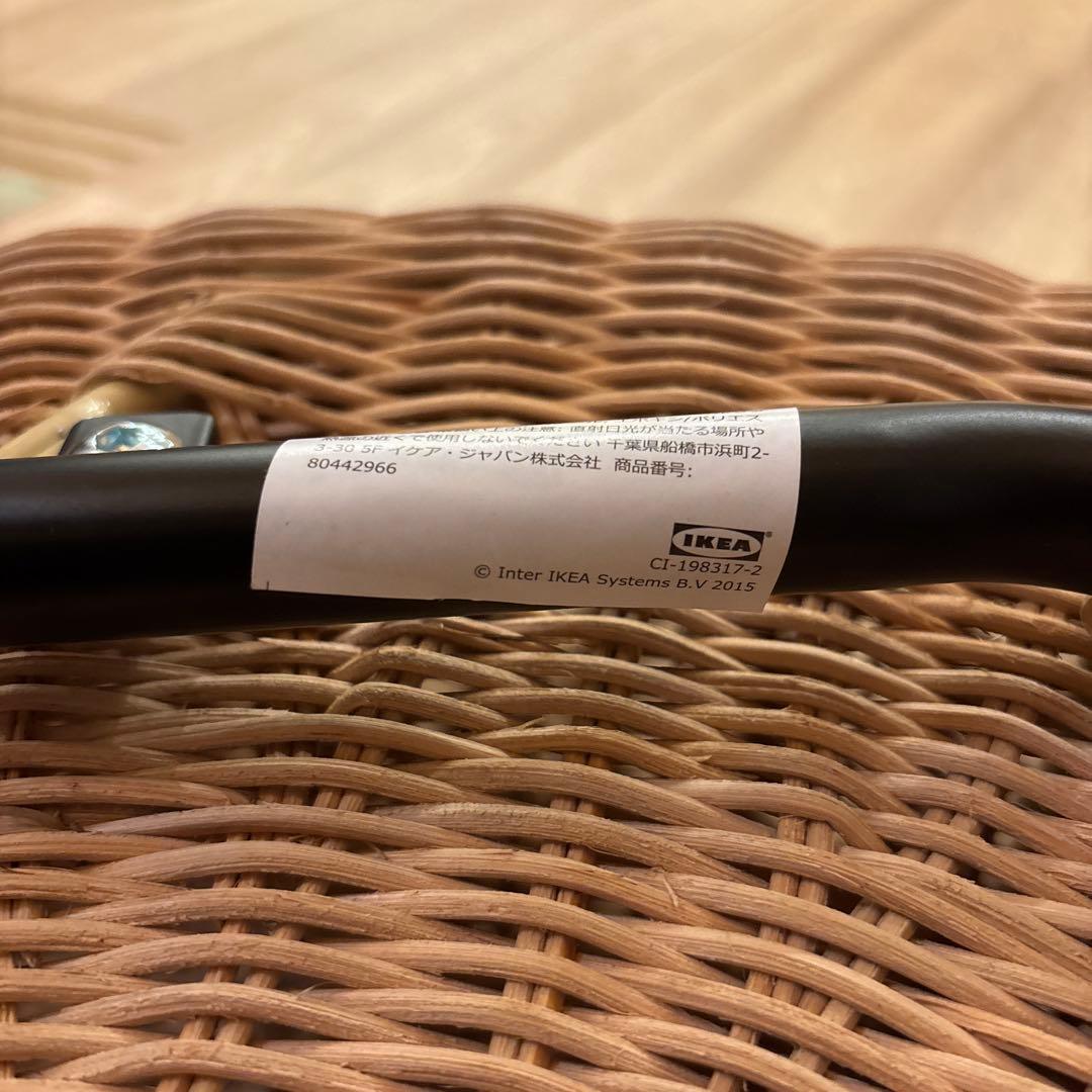 最終値下げIKEA GAMLEHULT ガムレフルト スツール 籐 オットマン