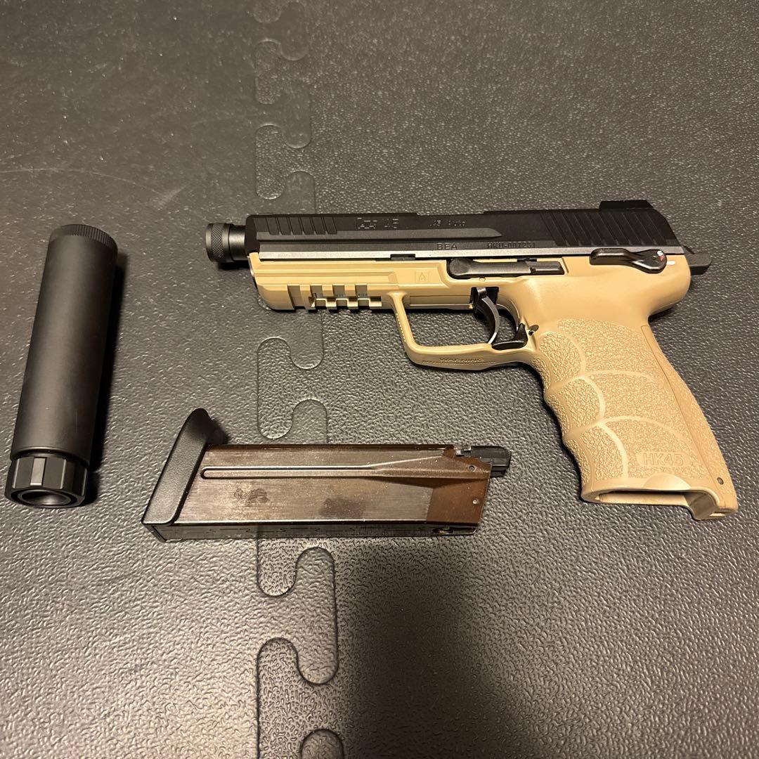 東京マルイHK45 Tactical ガスガン サイレンサー付き